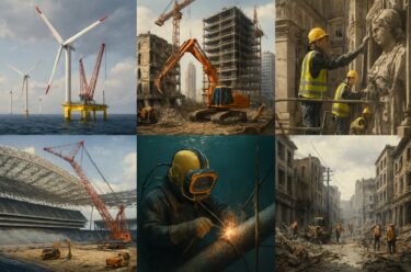 世界の建設現場：技術と運営の面白さに迫る！