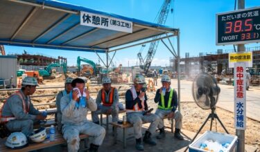 猛暑による作業中断で労務費が増える？ 国交省が熱中症対策の新ルールを試行