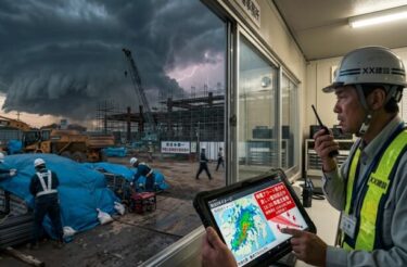 降雹被害は他人事ではない　建設現場を守る新アラートサービスが防災対応を変える